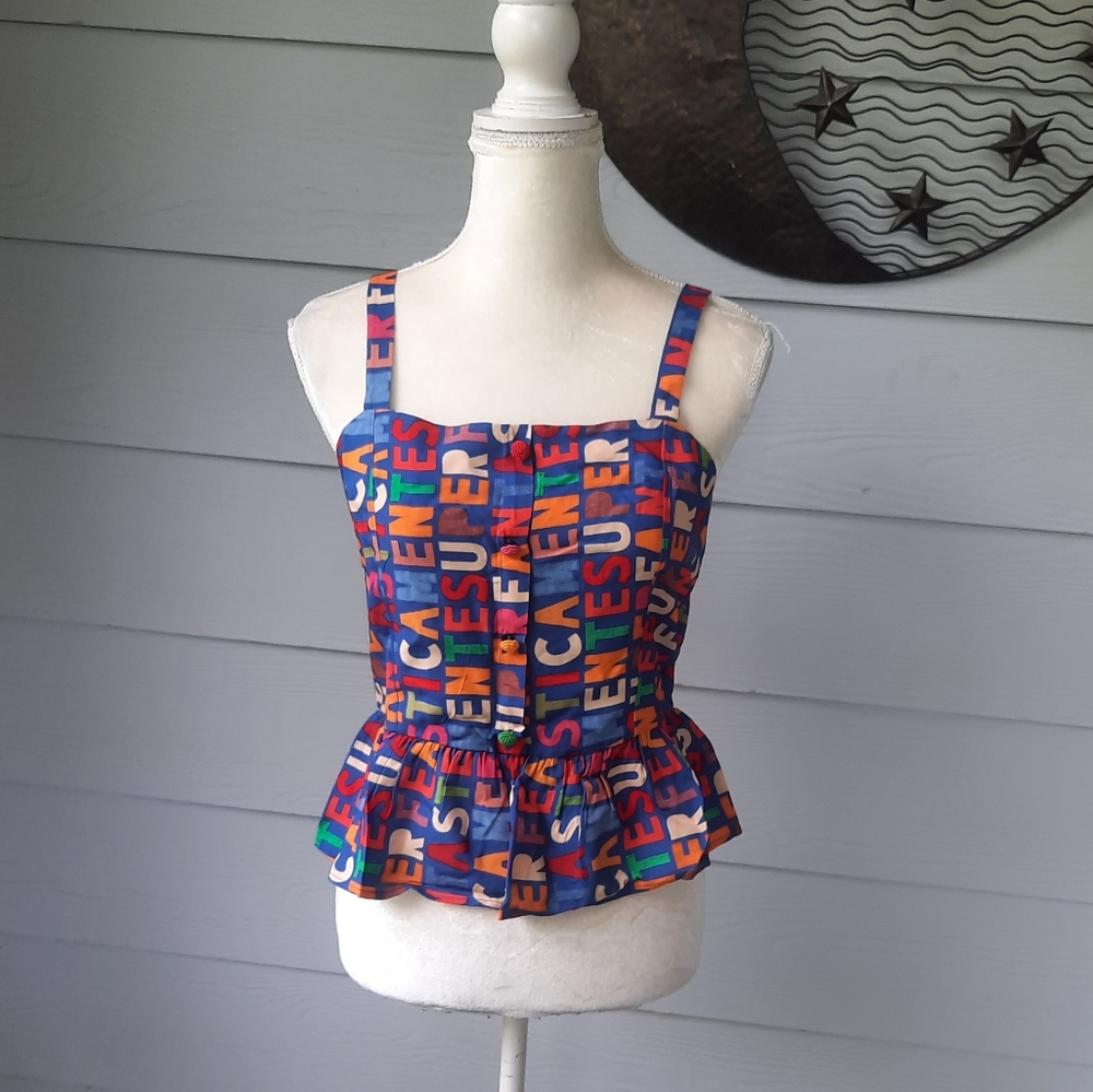 Farm Rio Fantastic Peplum Tank - Picture 3 of 6